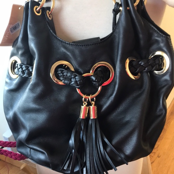 Michael Kors Handbags - Michael kors black tassel bag